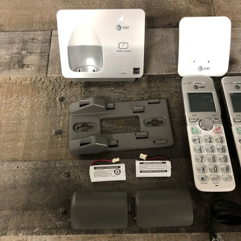 AT&T EL51203 2 handset cordless answering system with caller ID